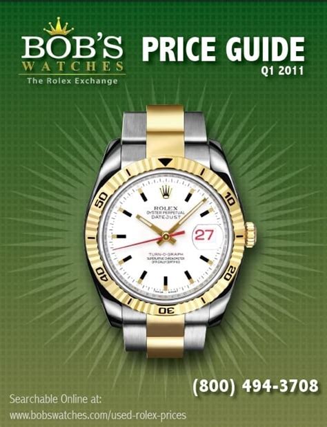 bob's watches value guide.